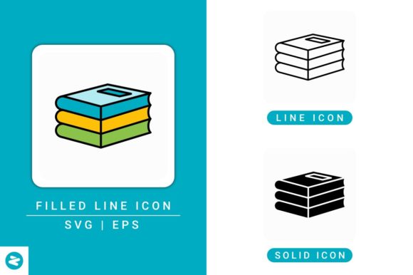 Book Icons Set: A Designer’s Practical Take
