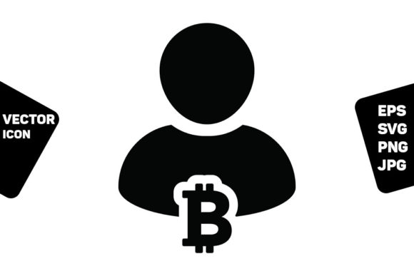 Cash Icon Vector Bitcoin Blockchain Sign: A Modern Graphic Design Asset for Content Creators