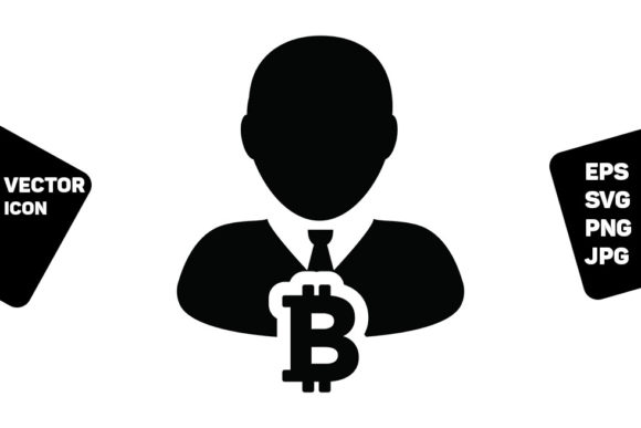 Crypto Icon Vector Bitcoin Digital Money: A Modern Graphic Design Asset for Content Creators