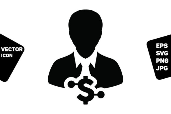 Digital Currency Icon Vector Dollar User Review for Embroidery Projects