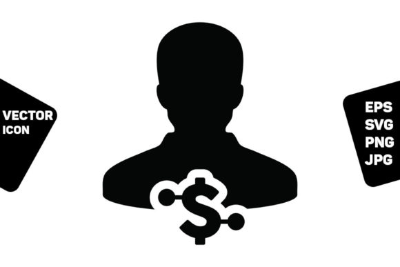 Digital Dollar Currency Icon Vector User for Handmade Creations