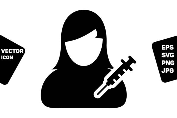 Immunization Icon Vector Vaccine User: A Practical Design Asset for Digital Sellers
