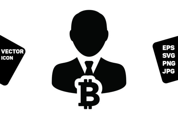 Market Icon Vector Bitcoin Blockchain: A Versatile Graphic Design Asset for Content Creators