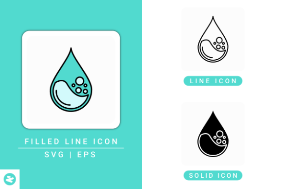 Oil Icons Set: A Versatile Graphic Design Asset for Local Business Branding
