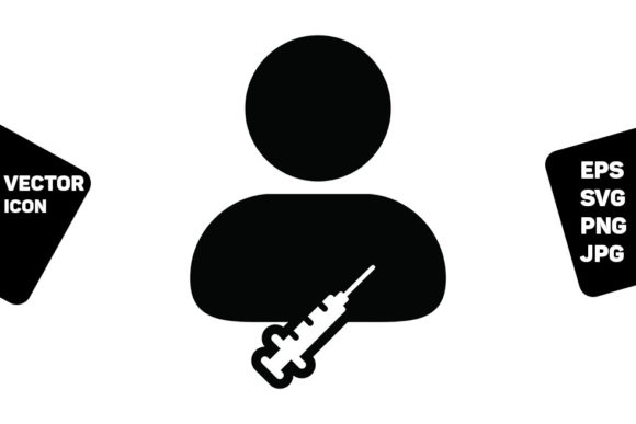 Pharmacist Icon Vector Vaccine Syringe: A Powerful Graphic Design Asset for Local Business Branding