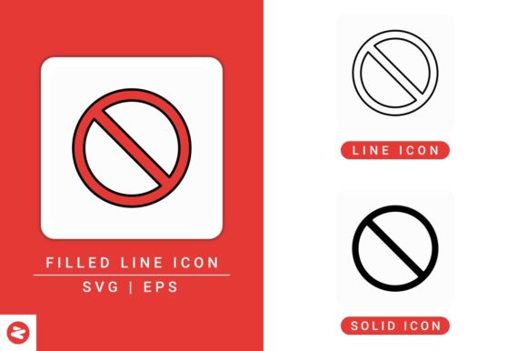 Prohibited Icons Set: A Powerful Graphic Design Asset for Modern Branding