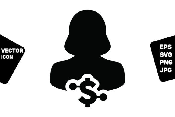 Wallet Icon Vector Digital Dollar Sign: A Must-Have Graphic for Handmade Creations