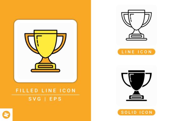 Winner Icons Set: A Practical Graphic Design Asset for Creative Sellers